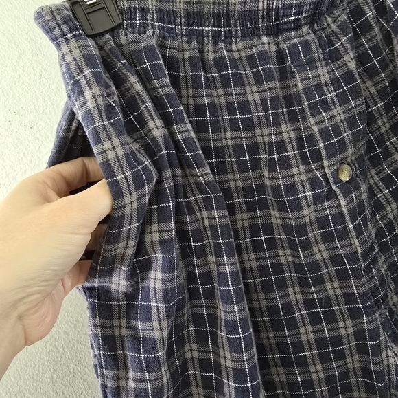 VINTAGE Disney Pants Mens L Winnie The Pooh Eeyore Flannel Pajama Bottoms - Picture 3 of 9